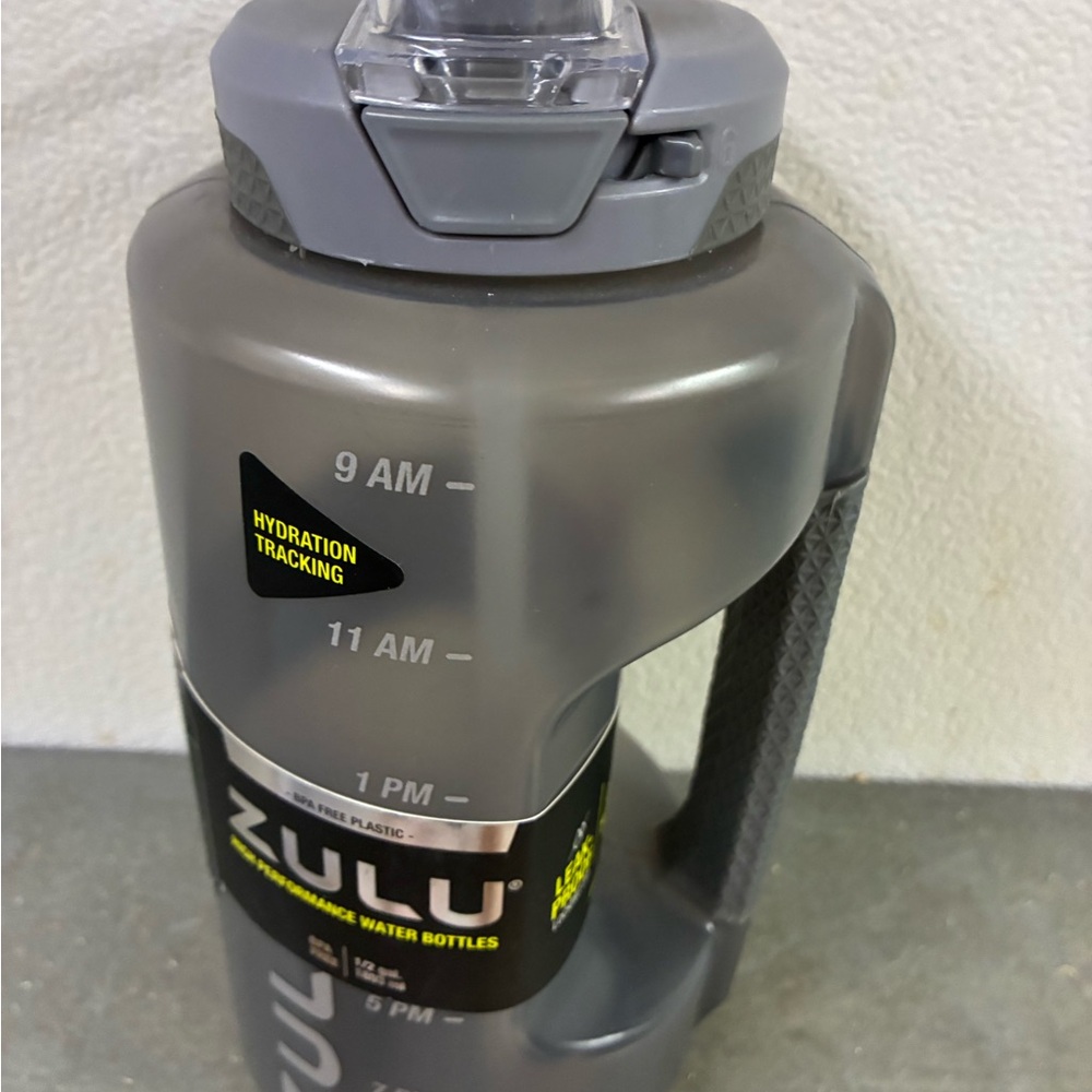 Zulu Hydration Tracking Water Bottle - Gray